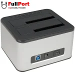 مشاهده و خرید اینترنتی داک هارد برند کی نت K-NET K-DHUHD01D USB3.0 SATA HDD Docking Station For 2.5 and 3.5 inch Dual Bay از فروشگاه اینترنتی فول پورت