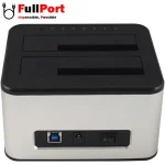 مشاهده و خرید اینترنتی داک هارد برند کی نت K-NET K-DHUHD01D USB3.0 SATA HDD Docking Station For 2.5 and 3.5 inch Dual Bay از فروشگاه اینترنتی فول پورت