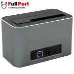 مشاهده و خرید اینترنتی داک هارد برند کی نت K-NET K-DHUHD01S USB3.0 SATA HDD Docking Station For 2.5 and 3.5 inch Single Bay از فروشگاه اینترنتی فول پورت