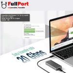 مشاهده و خرید اینترنتی داک هارد برند کی نت پلاس K-NET PLUS KP-CM2M200 USB3.2 M.2 NVMe SSD Case 20Gbps از فروشگاه اینترنتی فول پورت