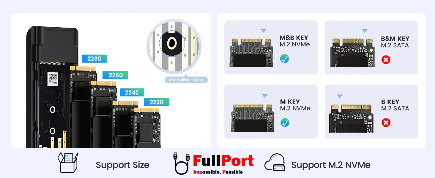 مشاهده قیمت و خرید قاب SSD NVMe اوریکو | ORICO مدل DDM2-C3-G2 زیر قیمت بازار با ارسال سریع و ایمن با گارانتی تسست و تضمین اصالت کالا