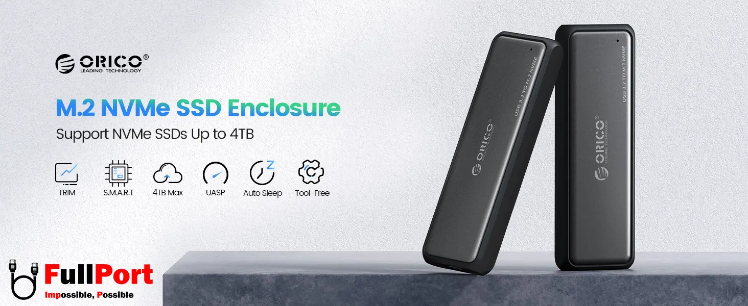 مشاهده قیمت و خرید قاب SSD NVMe اوریکو | ORICO مدل DDM2-C3-G2 زیر قیمت بازار با ارسال سریع و ایمن با گارانتی تسست و تضمین اصالت کالا