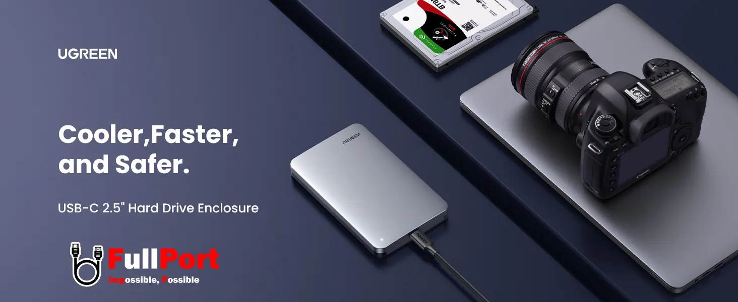 مشاهده قیمت و خرید قاب هارد و SSD اینترنال ۲.۵ اینچی یوگرین | UGREEN مدل CM300-70499 زیر قیمت بازار با ارسال سریع و ایمن با گارانتی اصالت و تضمین کالا
