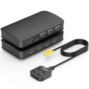 سوئیچ HDMI KVM چهار پورت واصل مدل VSL-HK401