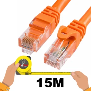 مشاهده قیمت و خرید کابل شبکه پچ کورد VASEL | واصل مدل VSL-1500 CAT6 UTP طول 1500 سانتیمتری معادل 15 متر یا 1500CM زیر قیمت بازار با ارسال سریع و ایمن با گارانتی واصل 36 ماه