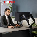 پایه مانیتور دو بازوی گازی ERGO WLA004 با بازوهای قابل تنظیم