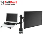 نمای زاویه‌دار پایه مانیتور و لپ تاپ رومیزی ERGO مدل WLA005