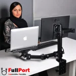 نمای پشت پایه نگهدارنده مانیتور و لپ تاپ ERGO مدل WLA005