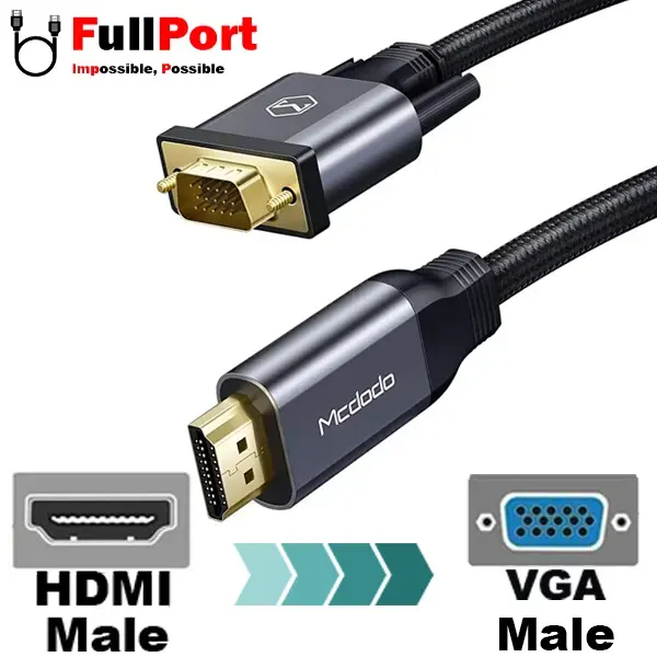 کابل تبدیل HDMI به VGA مک دودو CA-7770 طول 2 متر