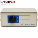 سوئیچ انتقال دیتا پارالل 2 پورت SHEN HU مدل DB25-2 نمای جلو