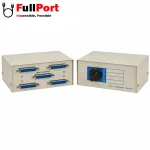 نمای جلو و پشت سوئیچ انتقال دیتا پارالل 4 پورت SHEN HU مدل DB25-4
