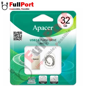فلش اپیسر مدل AH111 AP32GAH111CR-1 USB2.0 با ظرفیت 32 گیگابایت