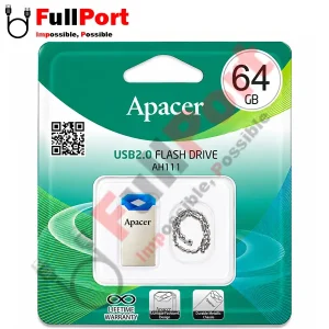 فلش اپیسر مدل AH111 AP64GAH111U-1 USB2.0 با ظرفیت 64 گیگابایت